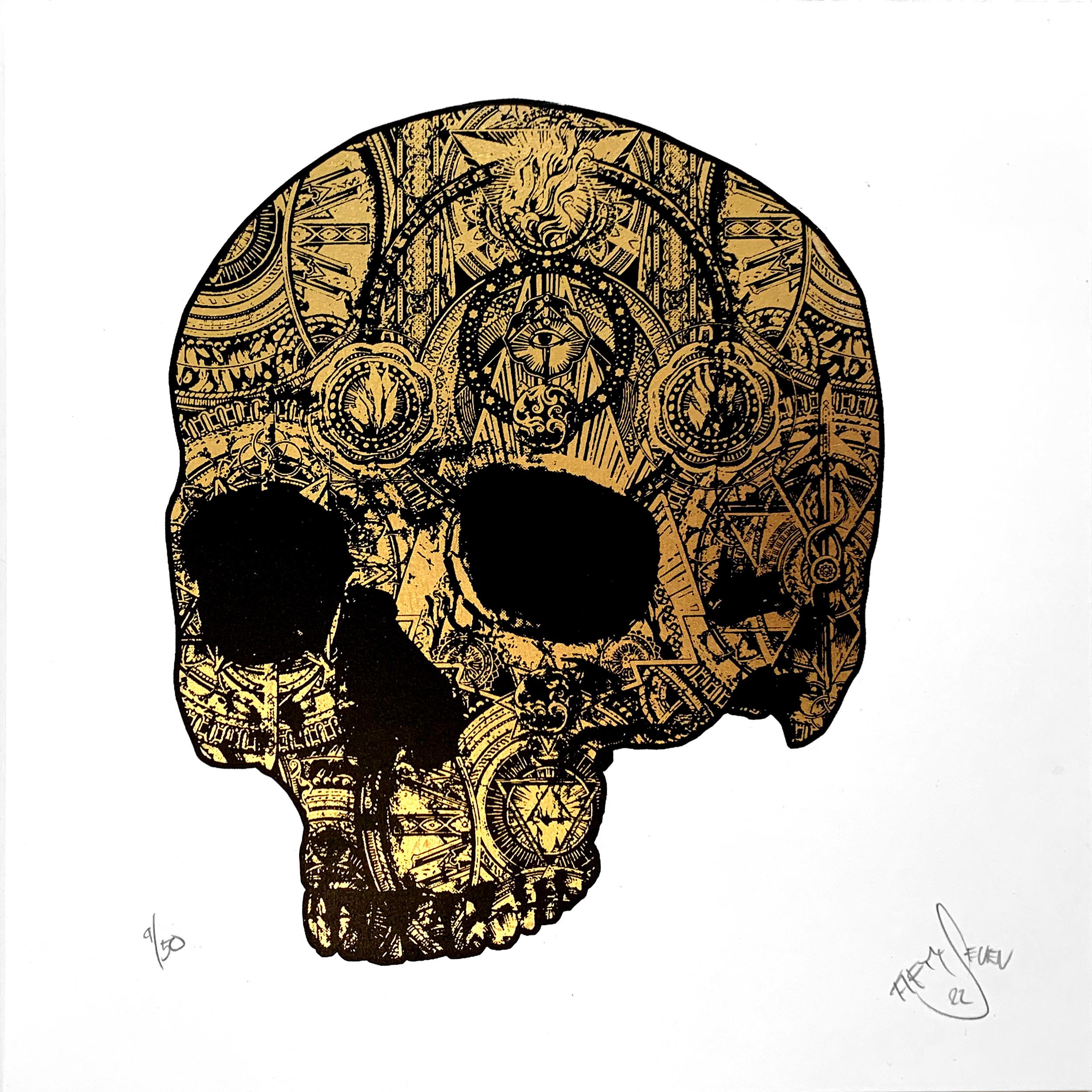 The Golden Skull - left